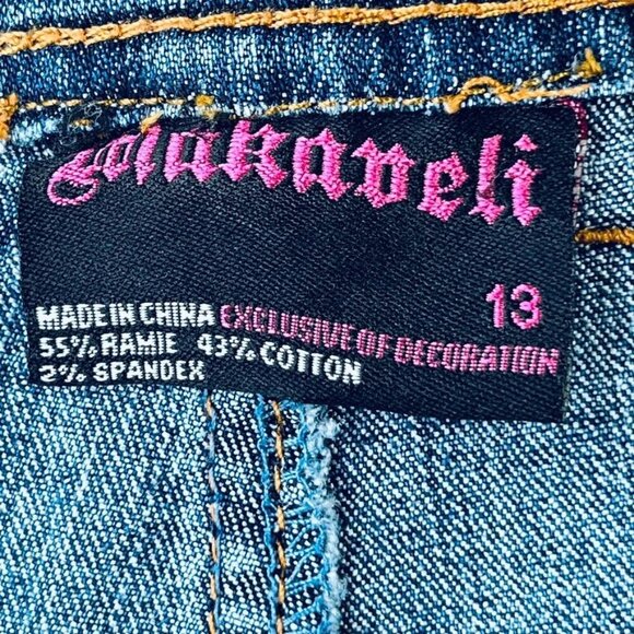 Makaveli Juniors Tupac Shakur  Jeans Size 13 Vintage Streetwear Rap Hip Hop - Picture 14 of 16